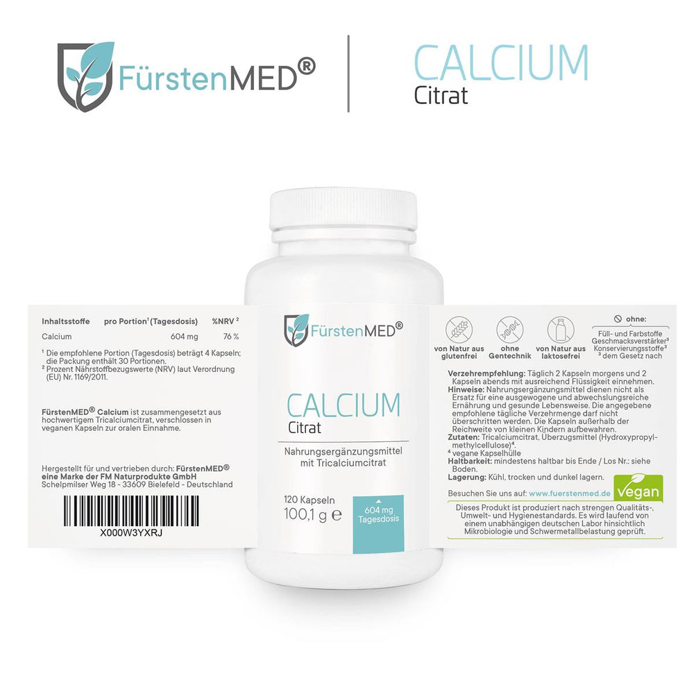
                  
                    FürstenMED Calcium Citrat 120 Kapseln
                  
                