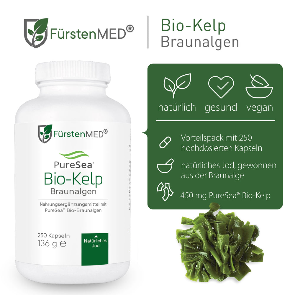
                  
                    FürstenMED Bio Kelp (natürliches Jod) 250 Kapseln
                  
                