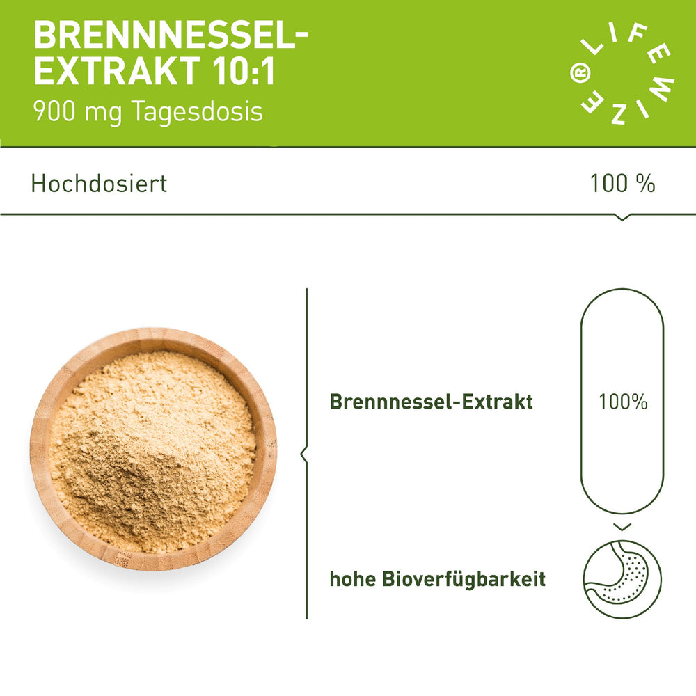 LifeWize Brennnessel-Extrakt 180 Kapseln