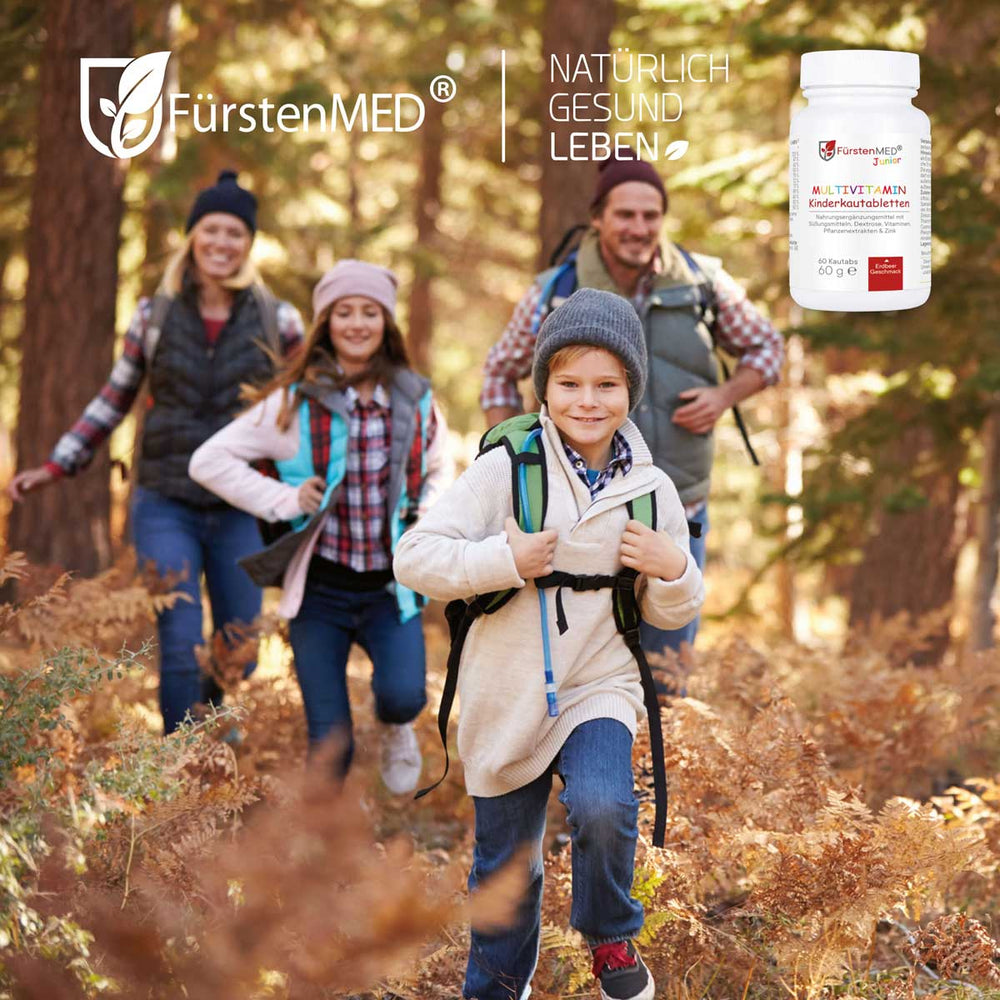 FürstenMED Kinder Multivitamin Kautabletten (Geschmack: Erdbeere)