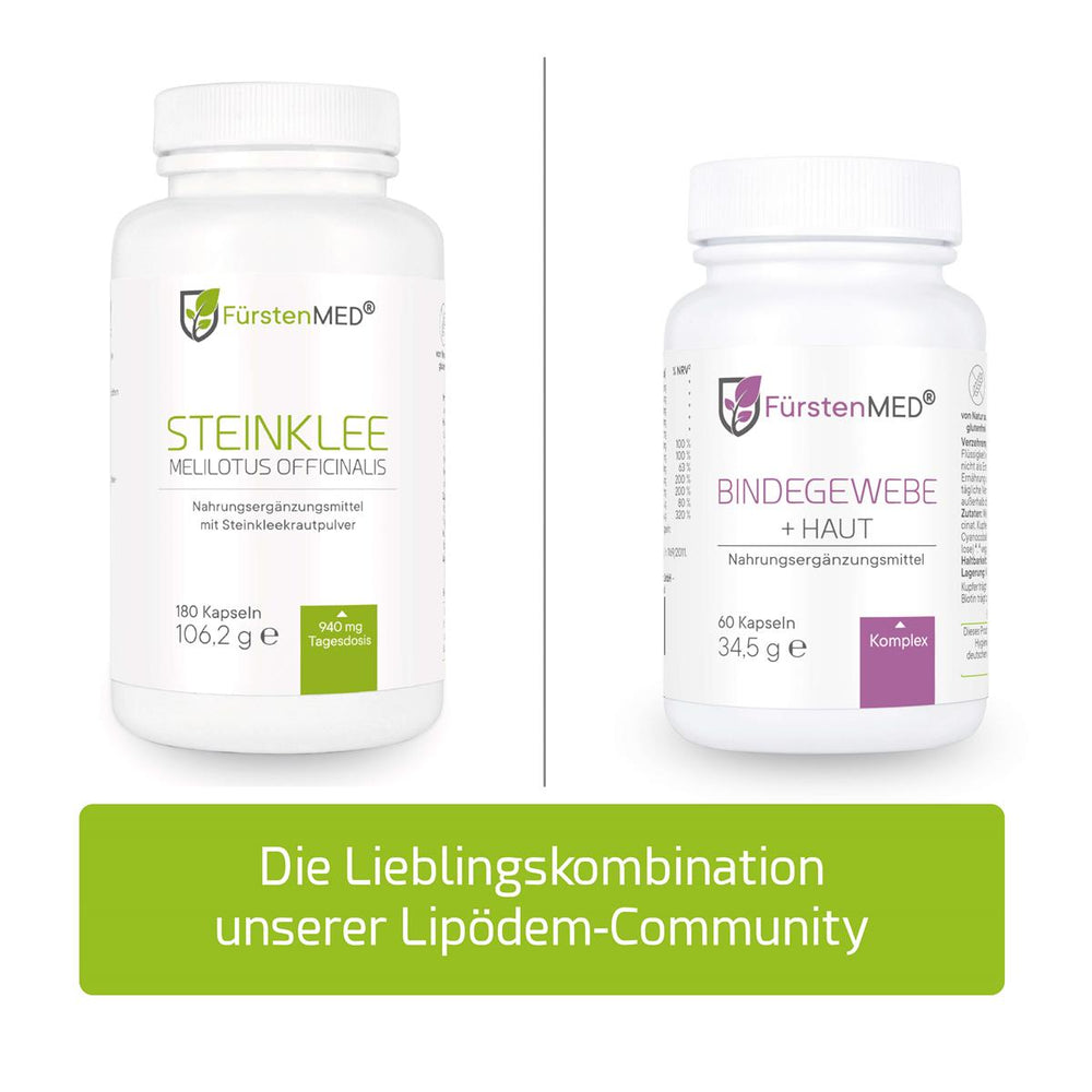 FürstenMED Lipokur - Set bestehend aus Steinklee + Bindegewebe Plus