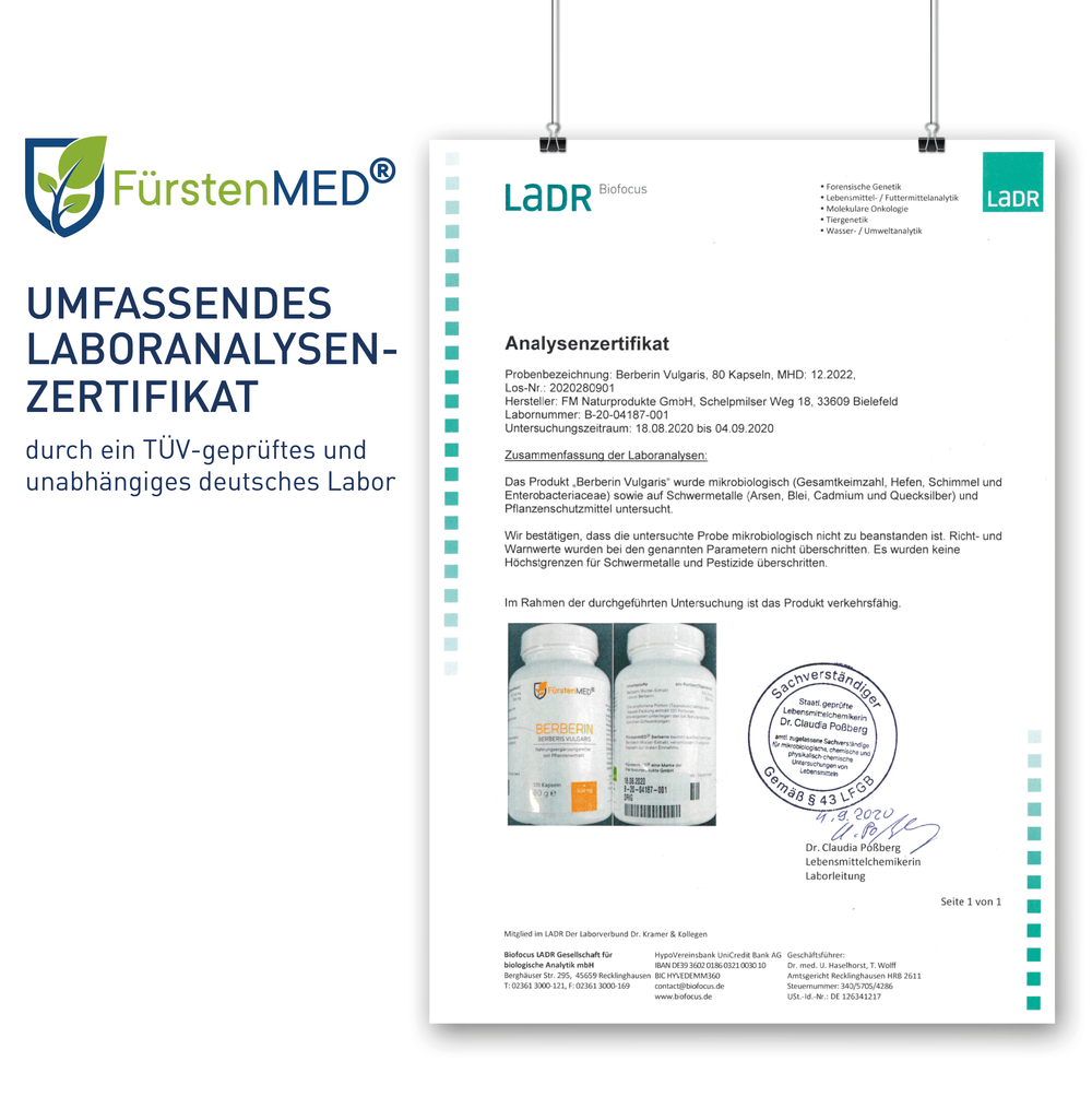 FürstenMED Berberin 120 Kapseln